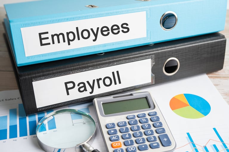 Glendale Payroll team working together
