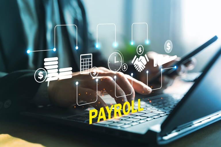 Direct deposit payroll processing